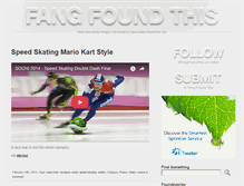 Tablet Screenshot of fangfoundthis.com